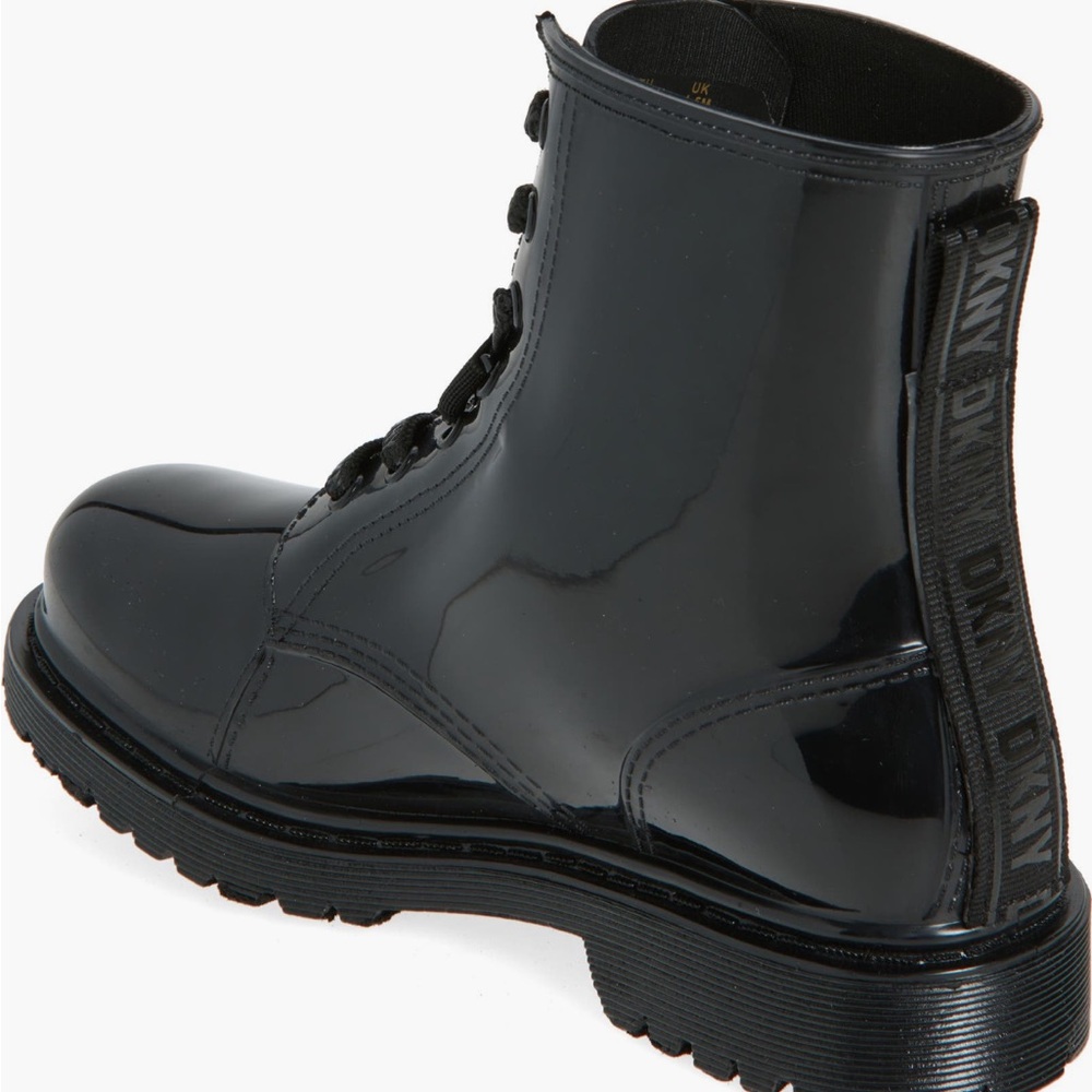 DKNY Tilly Combat Rain Boots - Picture 3 of 8
